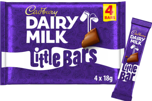 Cadbury - Dairy Milk Little Bar 4pk (72g)
