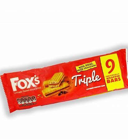 Fox's Tripled Layered Biscuit Bar, 179g