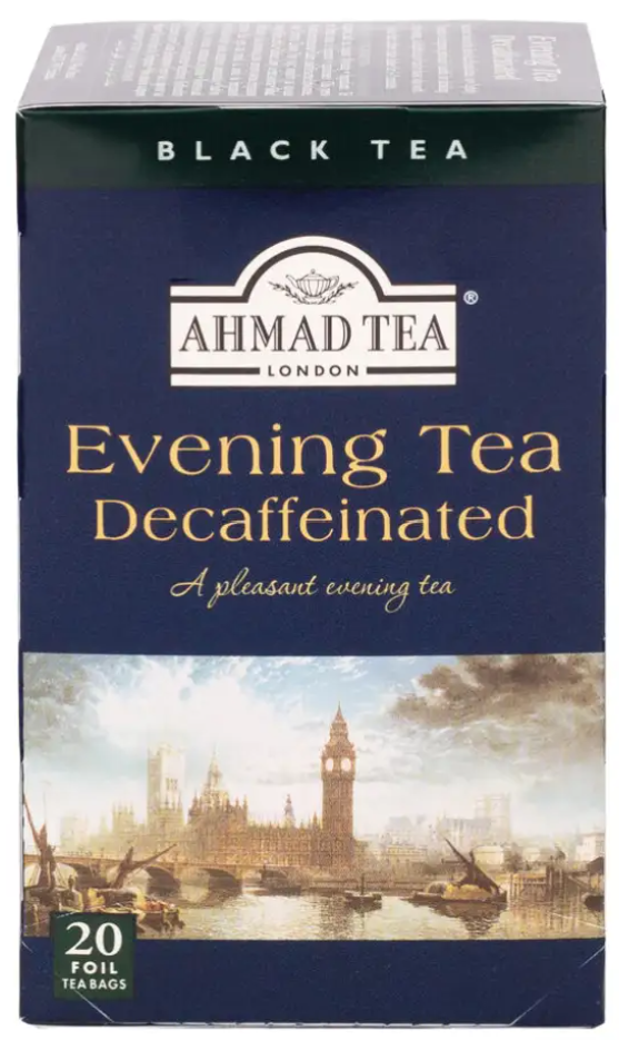 Ahmad Tea - Black Tea - Decaf - Evening 20 Tea Bags