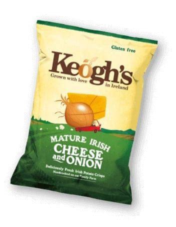 Keogh’s Irish Cheese & Onion Crisps 40g