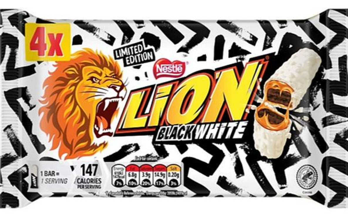 Nestle - Lion Bar Black & White Multipack 4 x 30g