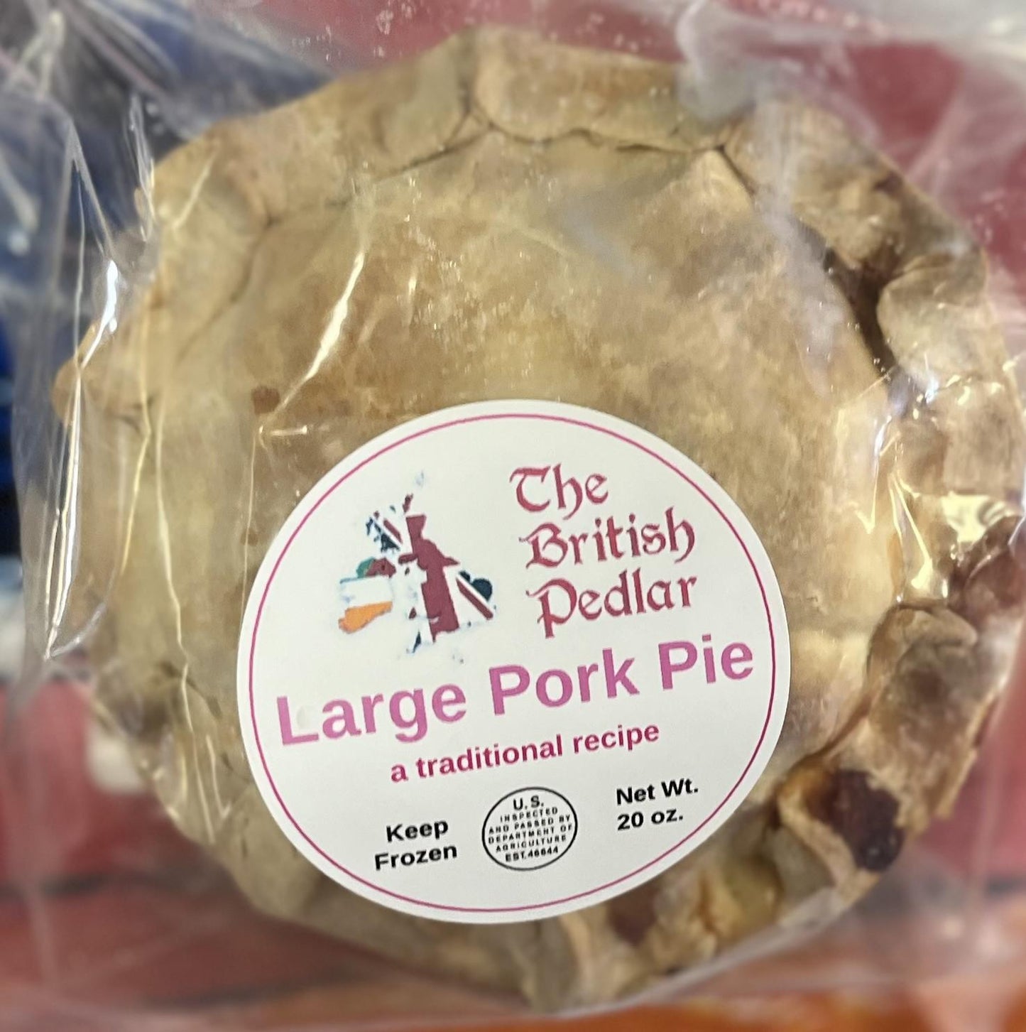 British Pedlar - Melton Mowbray Pork Pie 20oz