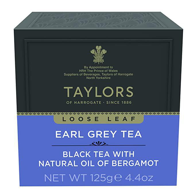 Taylors of Harrogate - Earl Grey Tea - Leaf Tea Carton 4.4 Oz