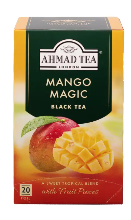 Ahmad Tea - Black Tea - Mango Magic, 20ct Bags