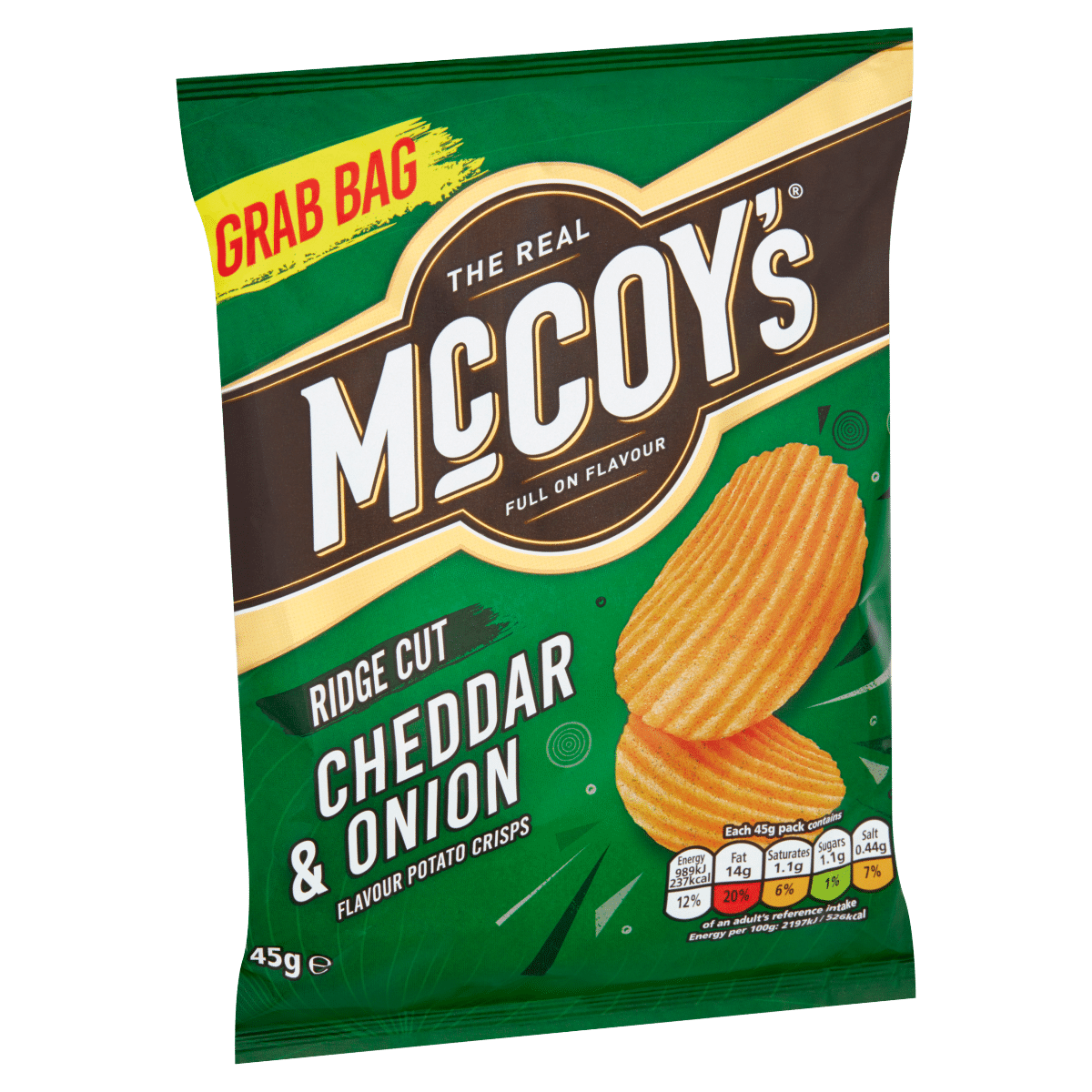 McCoys- Cheddar & Onion 45g
