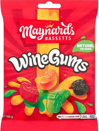 Maynards Bassetts Wine Gums, 130g