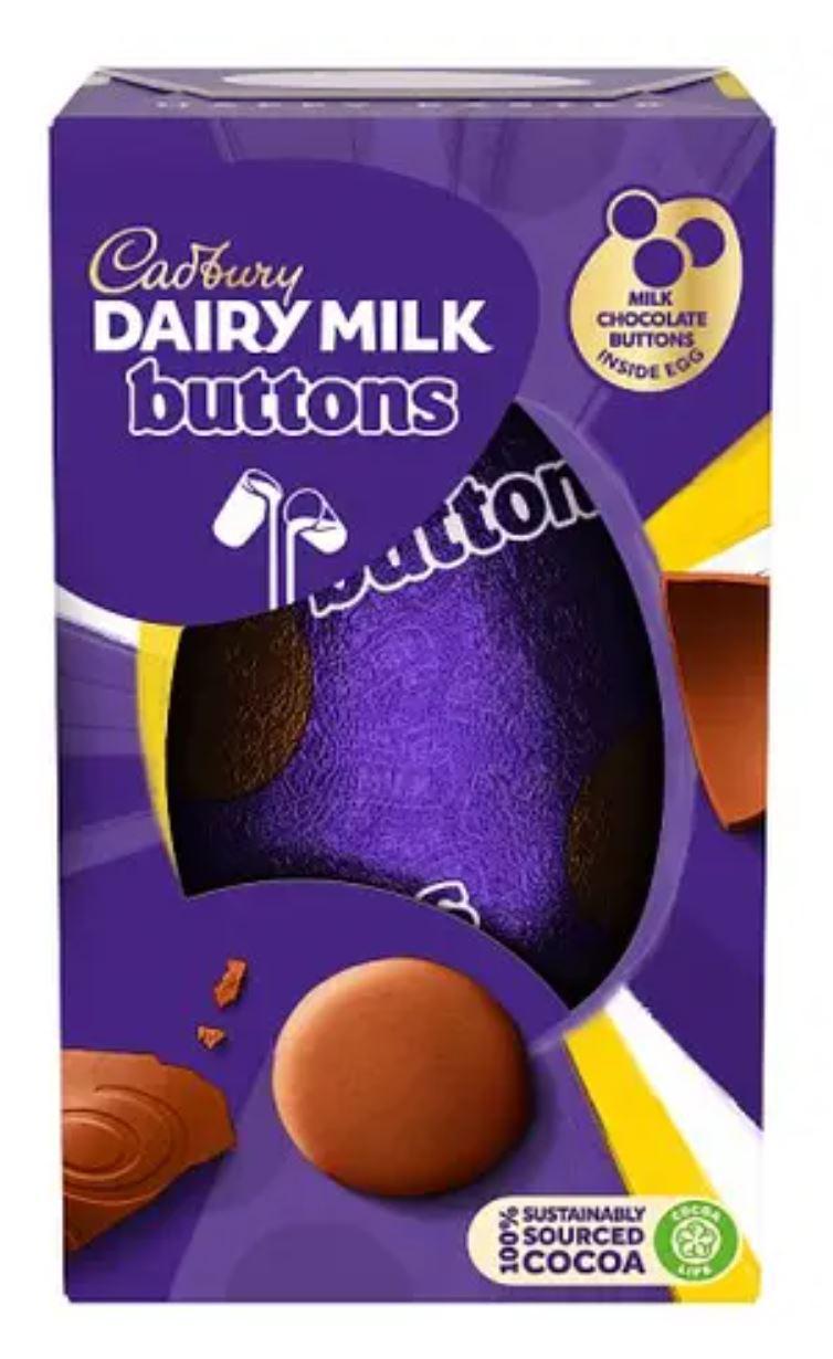 Cadbury - Giant Buttons Small Egg, 96g