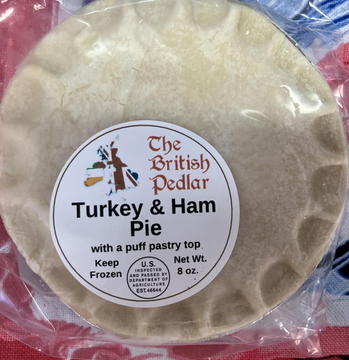 British Pedlar - Turkey & Ham Pie 5 Inch, 8oz