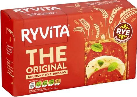 Ryvita Original Crunchy Rye Crispbread 250g