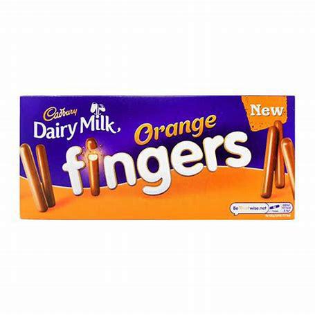 Cadbury - Orange Chocolate Fingers, 114g