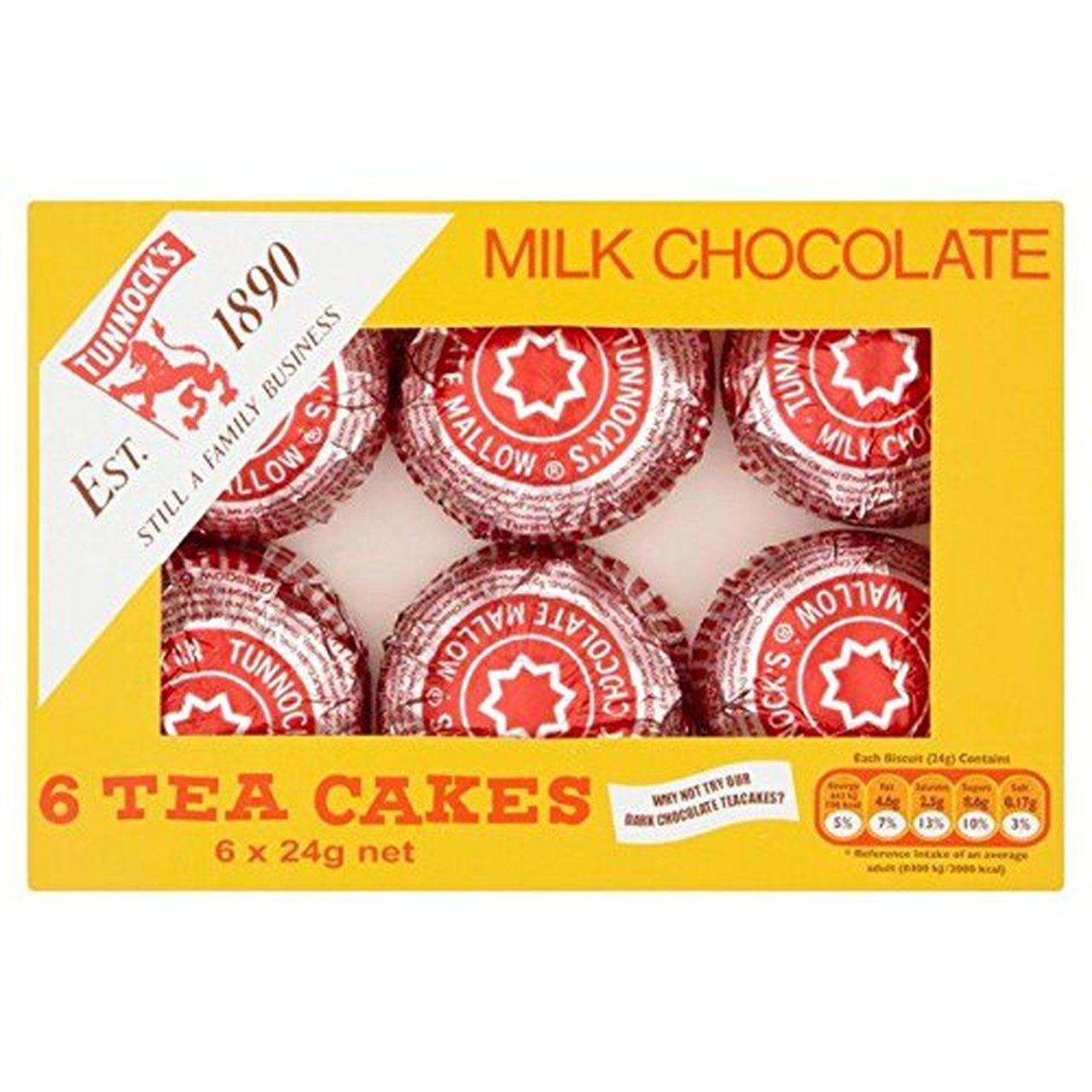 Tunnock's Milk Chocolate Tea Cakes, 6pk