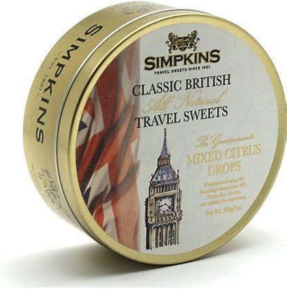 Simpkins - Big Ben Citrus Travel Sweets Tin