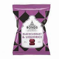 Bonds of London - Blackcurrant & Liquorice Sweets Bags 120g