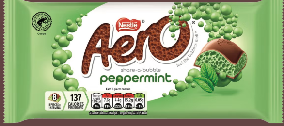 Nestle - Aero Peppermint, 90g. Copy