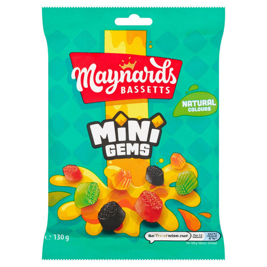 Maynards Bassetts Mini Gems 130g