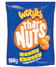 Walkers That's Nuts - Cheesy Wotsits, 160g.