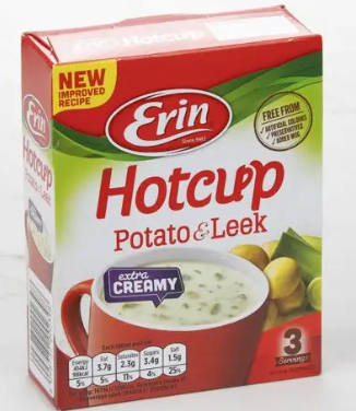 Erin Hot Cup Farmhouse Potato & Leek, 72g