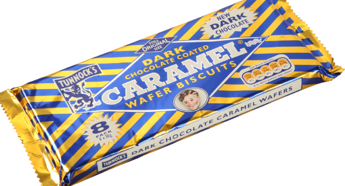 Tunnock's Milk Chocolate Caramel Wafers, 8pk Copy