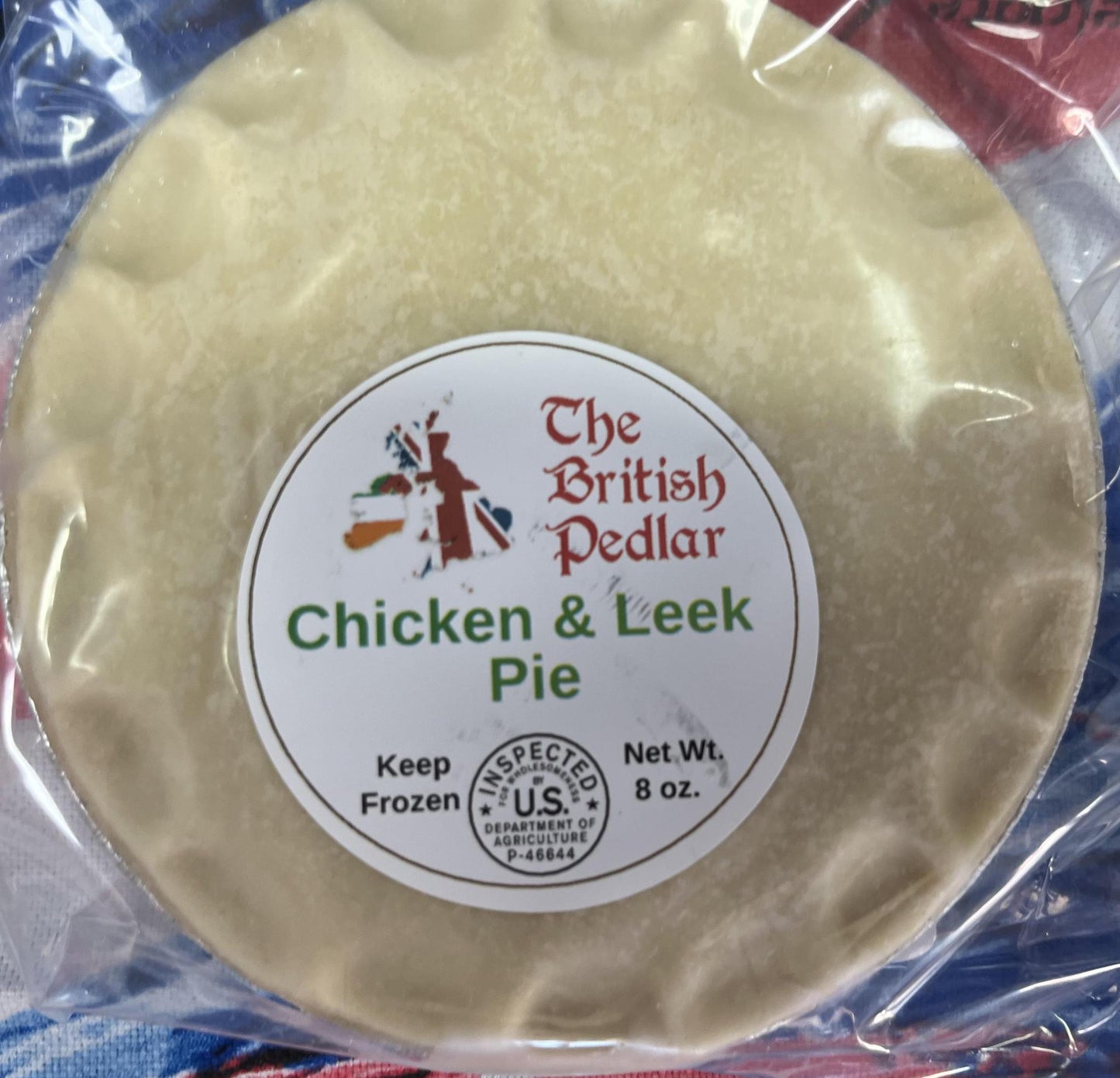 British Pedlar - Chicken & Leek Pie 5 Inch, 8oz