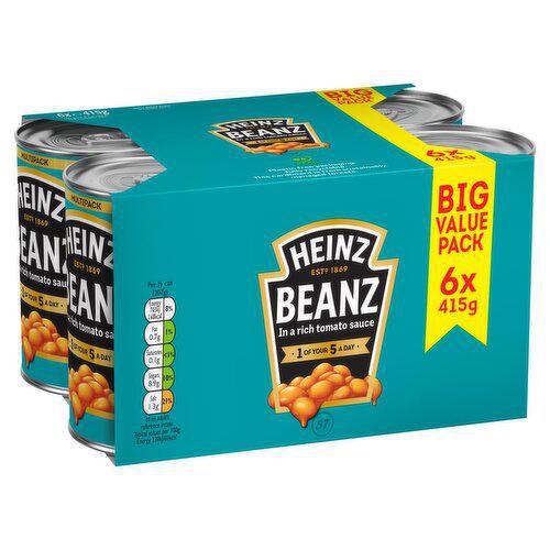 Heinz - Baked Beanz, 6 pack
