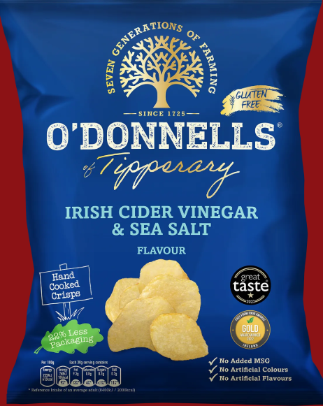O'Donnell's Irish Cider Vinegar & Sea Salt F 44g 1.5oz