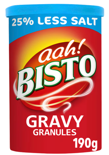 Bisto Gravy Granules - Reduced Salt, 190g