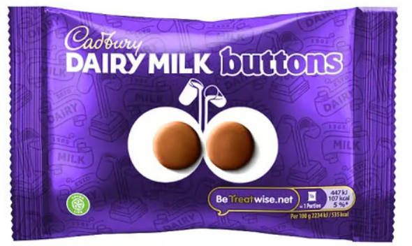 Cadbury - Dairy Milk Giant Buttons Standard, 36g