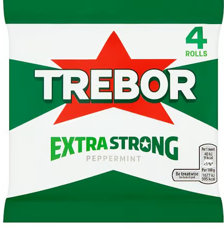 Trebor Extra Strong Mints 4pk