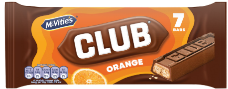 McVitie's Club Orange, 7pk