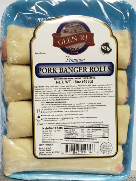 Glen Ri Banger Rolls 4 pack, 1lb