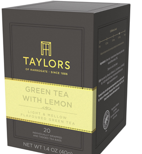 Taylors of Harrogate - Green Tea with Lemon - 20 Tea Bags