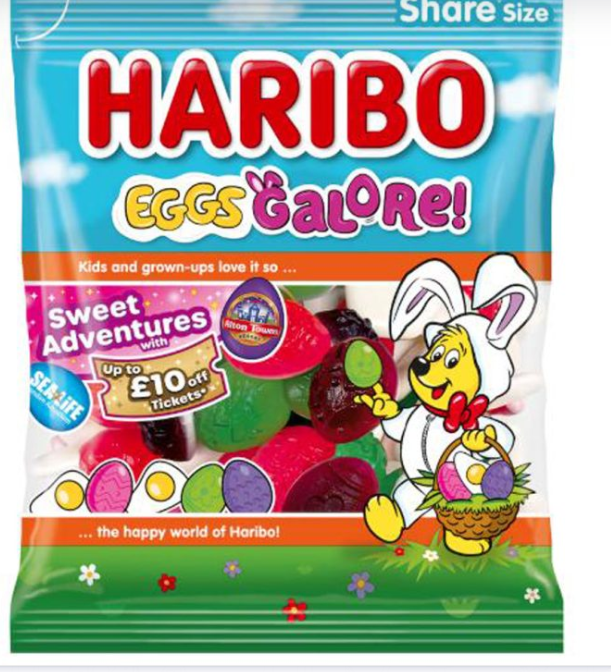 Haribo - Eggs Galore Clipstrip, 160g