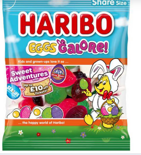 Haribo - Eggs Galore Clipstrip, 160g