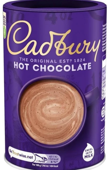 Cadbury Fairtrade Drinking Chocolate 500g