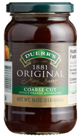 Duerr's - Orange Coarse Marmalade 454g 16oz