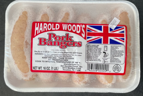 Harold Woods Pork Banger 1lb