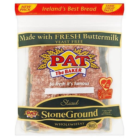 Pat The Baker Stoneground Wholewheat, 454g