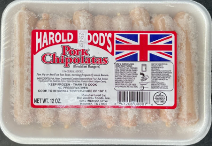 Harold Woods Chipolatas 9pk 12oz