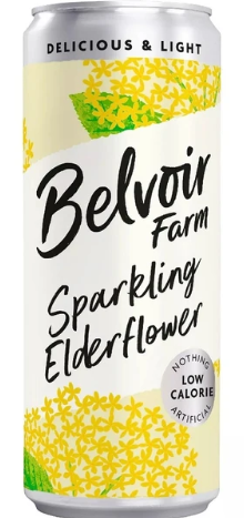 Belvoir Farm Sparkling Elderflower Cans 330ml