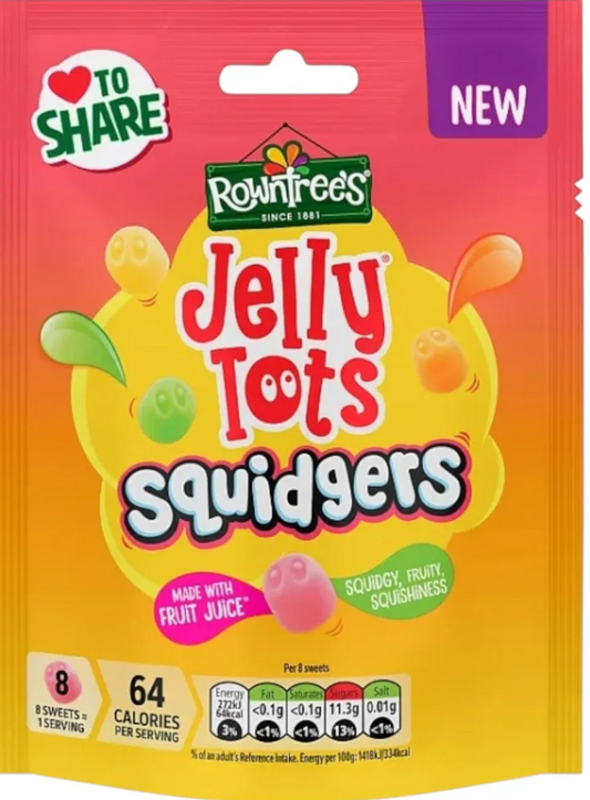 Rowntree's - Squidgers Jelly Tots 120g 4.2oz