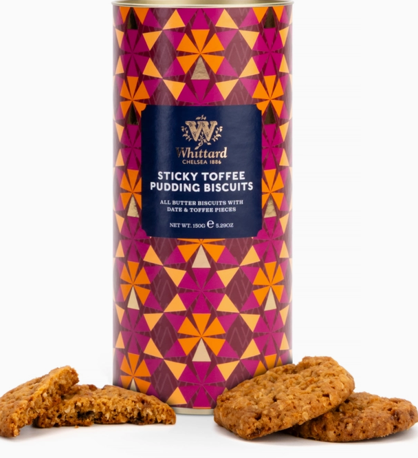 Whittard of Chelsea Sticky Toffee Biscuits 5.29oz/150g