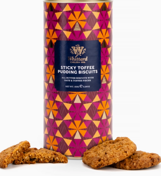 Whittard of Chelsea Sticky Toffee Biscuits 5.29oz/150g