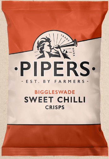 Pipers Biggleswade Sweet Chili Crisps 40g