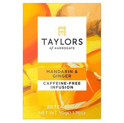 Taylors of Harrogate - Creations Mandarin & Ginger Infusion - 20 Wrapped Tea Bags