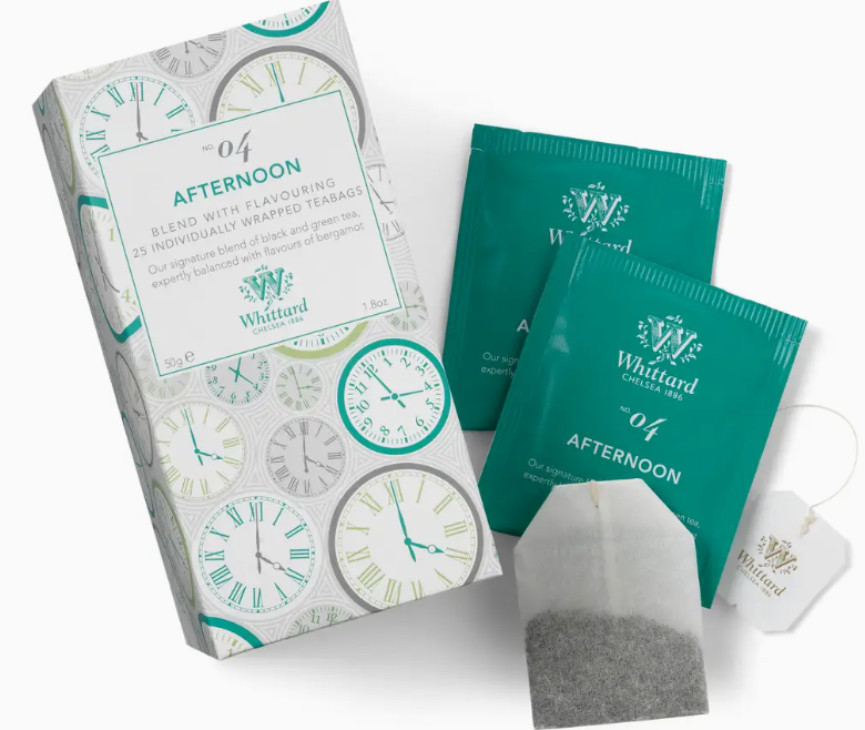 Whittard of Chelsea Afternoon Blend 25 Individually Wrapped Teabags