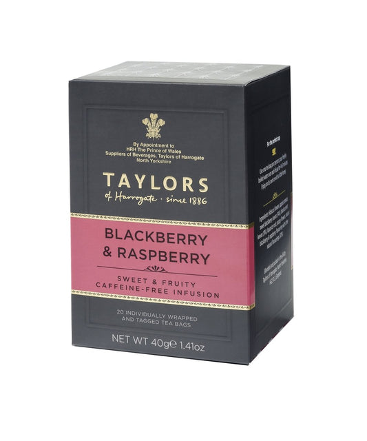 Taylors of Harrogate - Blackberry & Raspberry Tea - 20 Tea Bags