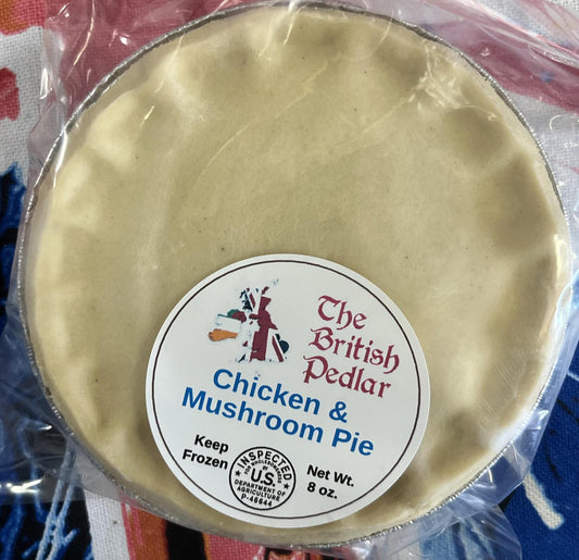 British Pedlar - Chicken & Mushroom Pie 5 Inch, 8oz
