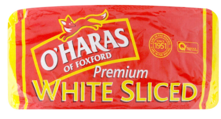 O'Hara Premium White Sliced Bread, 800g