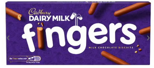 Cadbury - Milk Chocolate Fingers, 114g