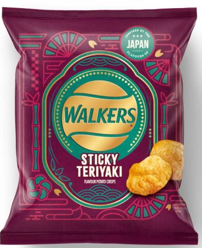 Walkers Crisps - Sticky Teriyaki Crisps, 45g